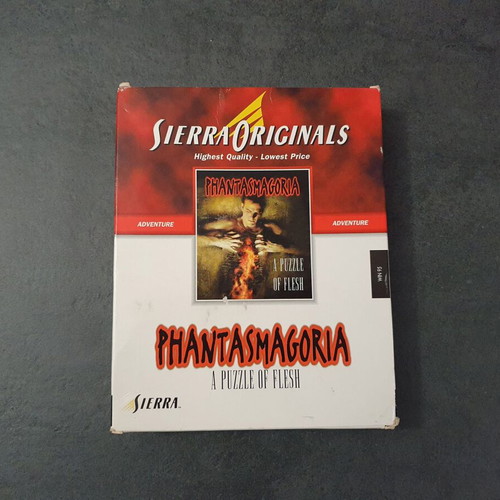 Phantasmagoria A puzzle of flesh PC game used, Big Box 1996