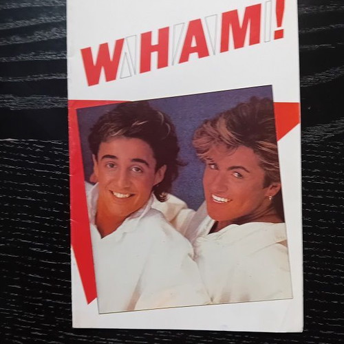 WHAM Manina magazine insert 80s like new