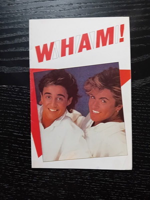 WHAM Manina magazine insert 80s like new