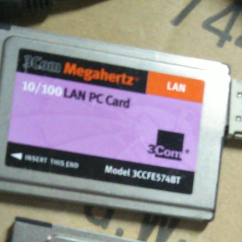 3Com PCMCIA 100Mbps Fast Ethernet used