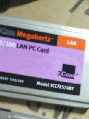 3Com PCMCIA 100Mbps Fast Ethernet used