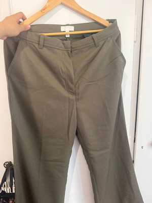 H&M trousers, XXL, green multicolor