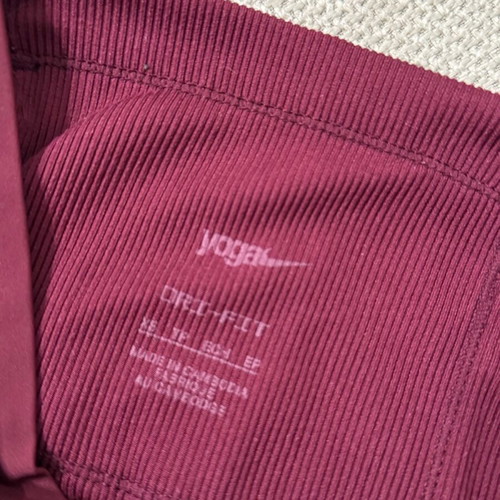 Nike DRI-FIT high-waisted yoga leggings like new, XS burgundy