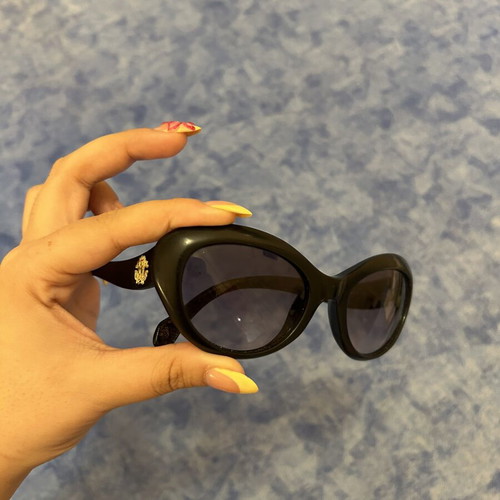 Roberto Cavalli Aishat SRC826 01B 54 21 sunglasses used, black frame