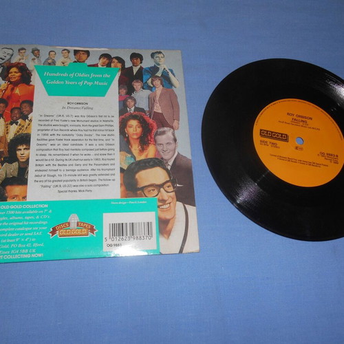 In Dreams Roy Orbison vinyl used, 45 rpm record