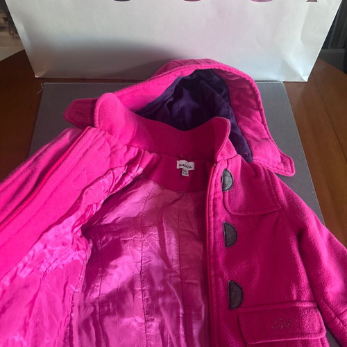 Marasil girls coat fuchsia used, size 18M-86cm