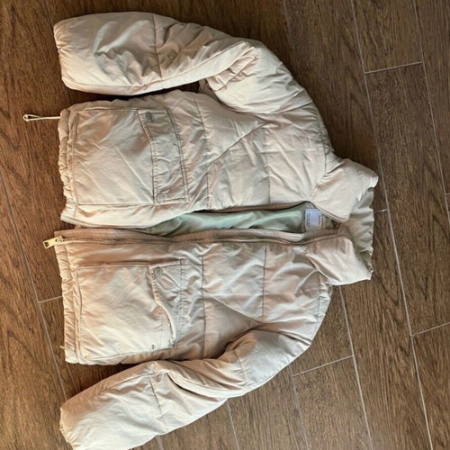 Bershka women's short jacket like new, beige, size S