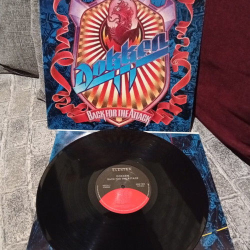 Dokken Back For The Attack vinyl record like new, rock