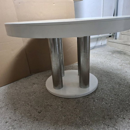 Coffee table like new 120x76 cm with 65x65 cm base