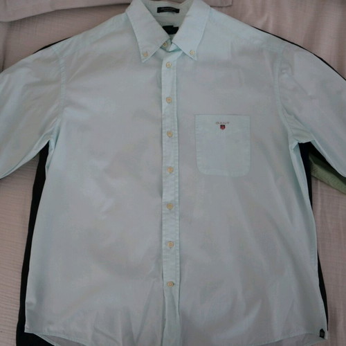 Gant shirt used, turquoise, size XL