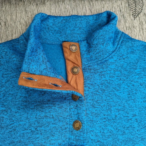 Fleece Lined Sweatshirt new, blue, size L