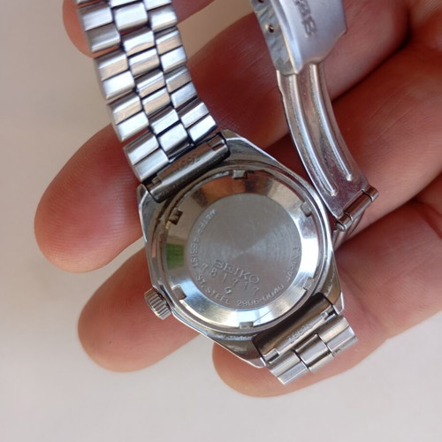 Seiko Hi-Beat women's automatic vintage watch used, blue dial
