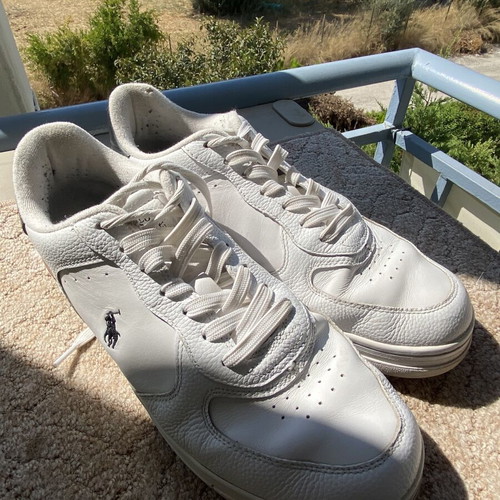 Ralph Lauren sneakers size 43 used, white