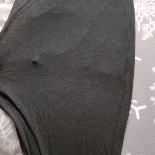 Black asymmetrical skirt medium like new