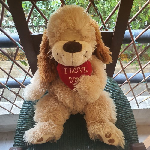 Plush Dog 45 cm like new