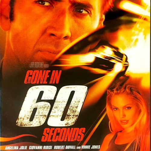 Gone in 60 Seconds DVD action movie with Nicolas Cage and Angelina Jolie, sealed