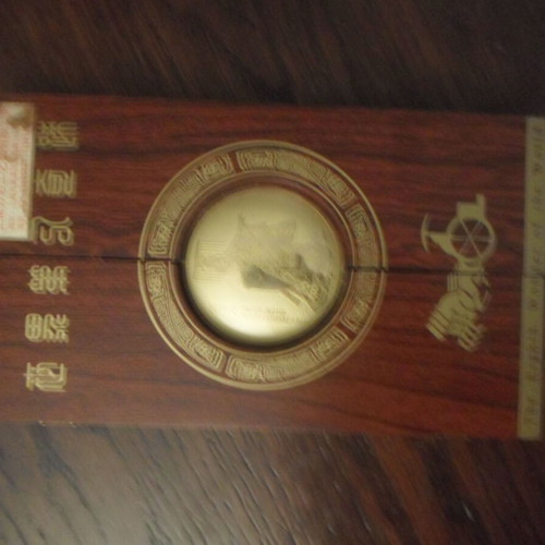 Decorative wooden triptych Asian origin ornate like new