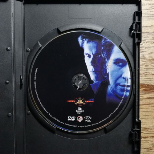 Criminal Law DVD like new with Greek subtitles