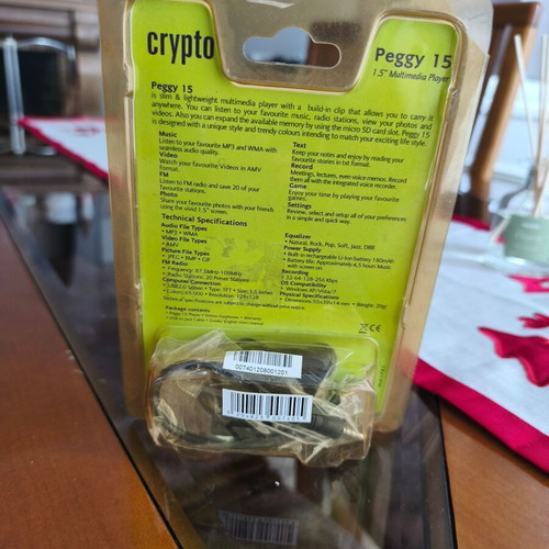 Crypto Peggy 15 Mp4 new, collectible, black