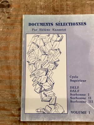 Documents Selectionnes Cycle Superieur used French book