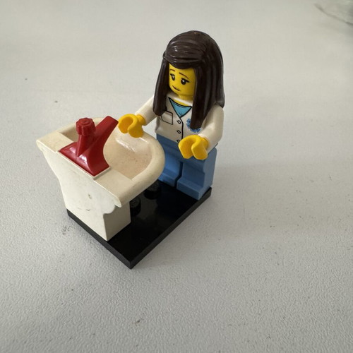 Six authentic Lego minifigures