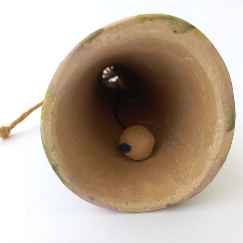 Handmade Czech ceramic bell like new