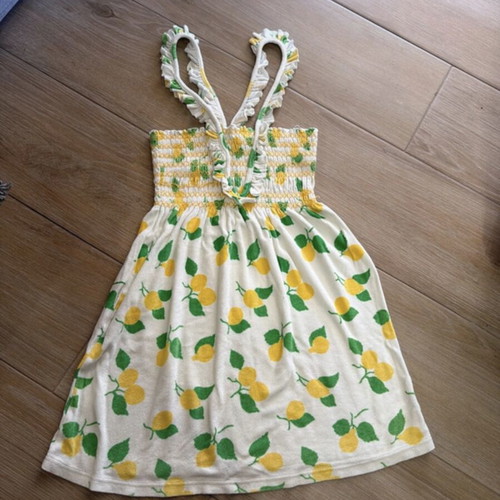 Beach dress like new, green and yellow, size S