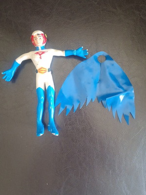 Vintage Mark figure with authentic cape, Brabo 1979, G-Force