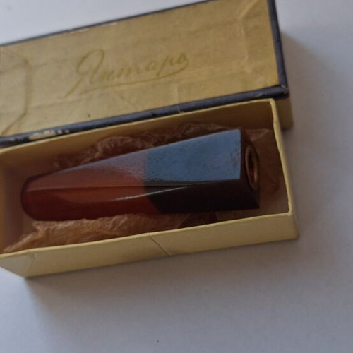 Retro Amber Smoking Pipe 10g New with Original Box