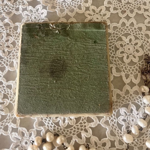 Onyx Marble Ashtray vintage used, mid century modern natural stone