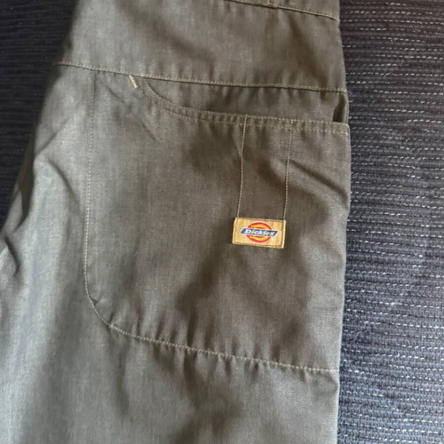 Dickies Vintage Double Knee Work Pants grey charcoal loose fit used
