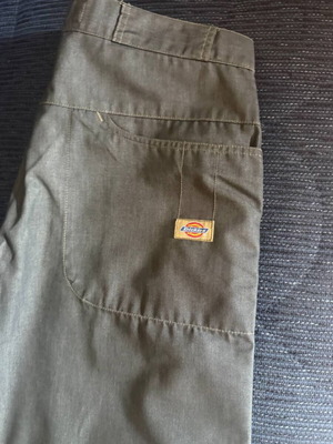 Dickies Vintage Double Knee Work Pants grey charcoal loose fit used