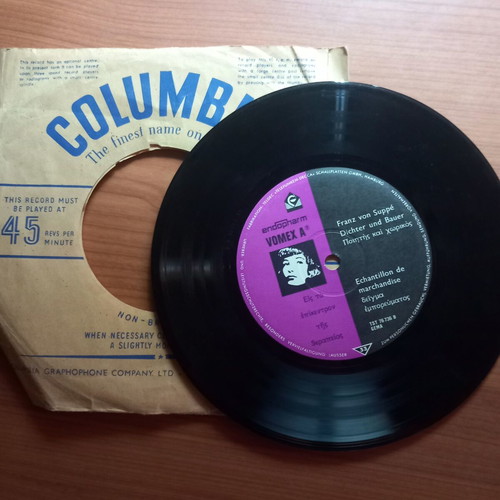 45 RPM Vinyl Record like new, classical music, Vomex promotional