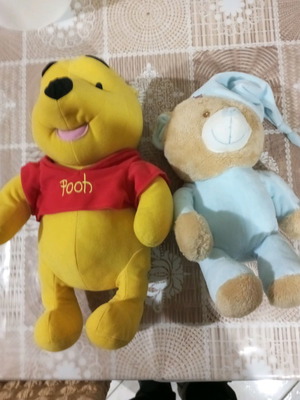 Παιχνίδια λούτρινα ζωάκια μεταχειρισμένα, πακέτο 2 τεμαχίων