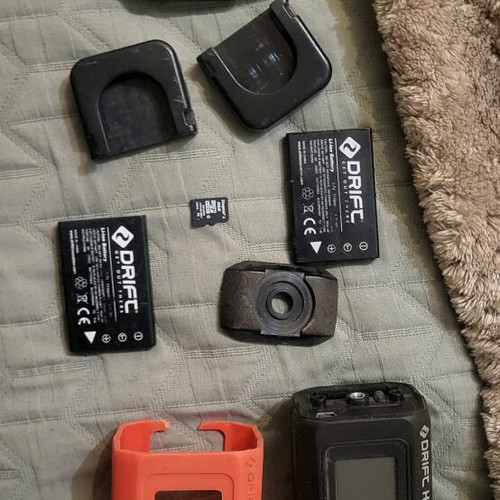 Drift Action Cam HD 720 used with 2 batteries and wireless remote