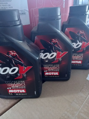 Motul 300V 15W50 πακέτο 3 x 1L καινούργιο