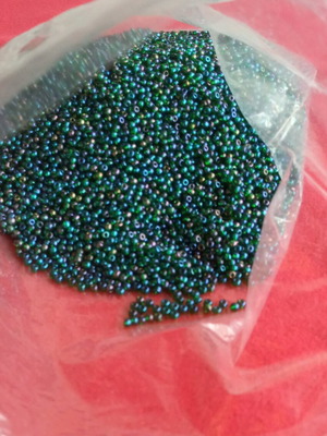 Iridescent beads like new, 300 g