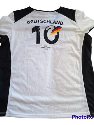 UEFA Euro 2016 Germany No. 10 Lukas Podolski Football Jersey used, women's XL