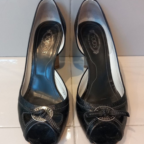 Tod's black pumps used, size 37