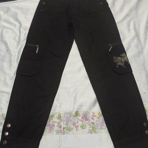 Vintage Toi&Moi Cargo Pants Y2K Embroidery and Strass Size S like new