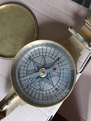 Miner's Dial Ash & Son Topographic Measuring Instrument Victorian Era like new