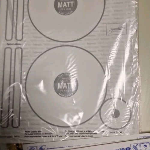 CD/DVD labels like new