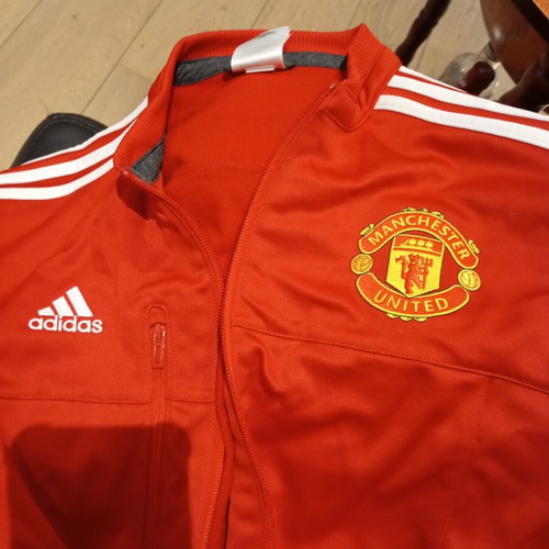 Manchester United Adidas authentic jacket AC1927 Medium men