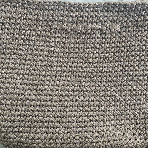 Handmade bag with gold thread new