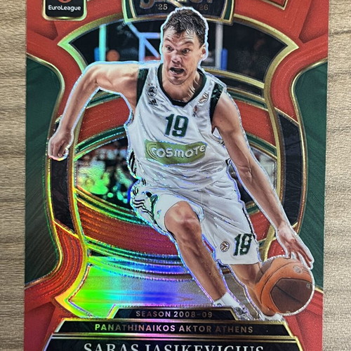 2025-26 Panini Select Euroleague Basketball Saras Jasikevicius card like new