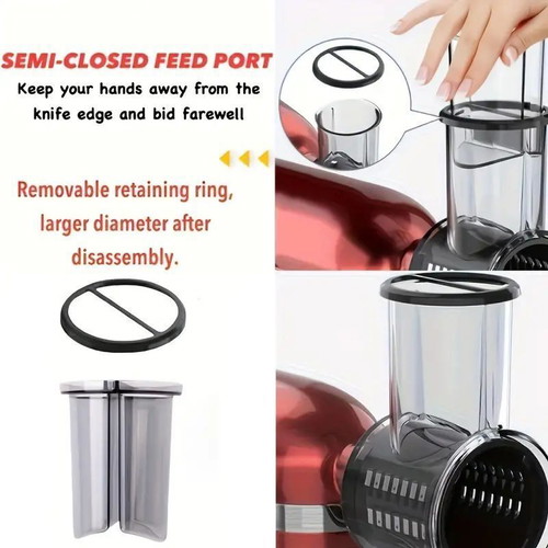 KitchenAid mixer cutting-grating attachment with 5 blades