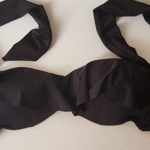 Strapless black swimsuit Oysho like new