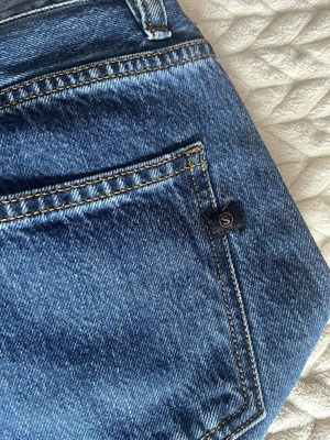 Staff jeans new, soft elastic, wide leg, size 26, blue