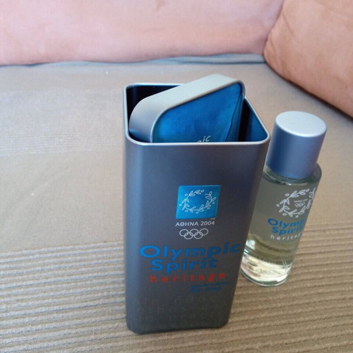 Olympic Games 2004 collectible cologne new in metal box