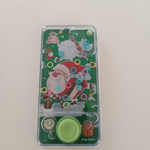 Christmas water game with rings Santa Claus design